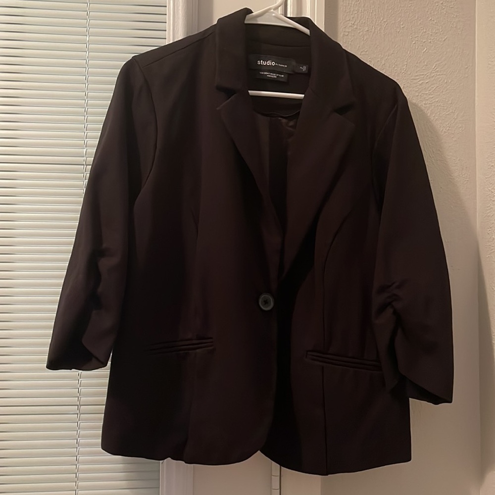 TORRID  - Rouched Sleeve Blazer - Picture 4 of 4